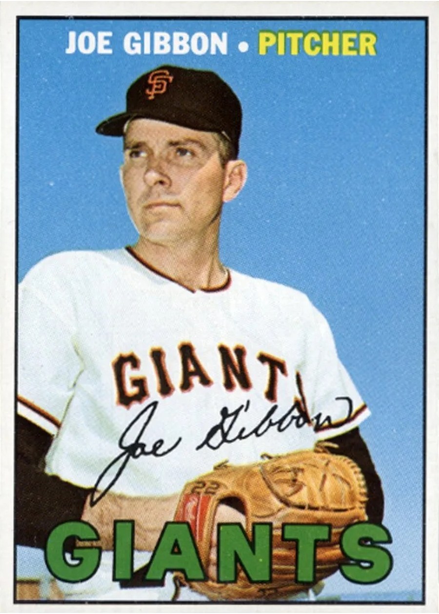 1967 Topps #541 Joe Gibbon, San Francisco Giants