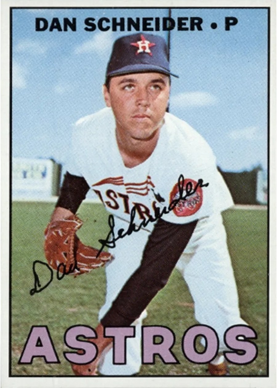 1967 Topps #543 Dan Schneider, Houston Astros