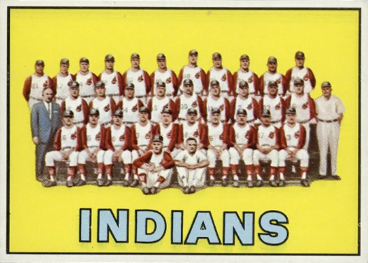 1967 Topps #544 Cleveland Indians
