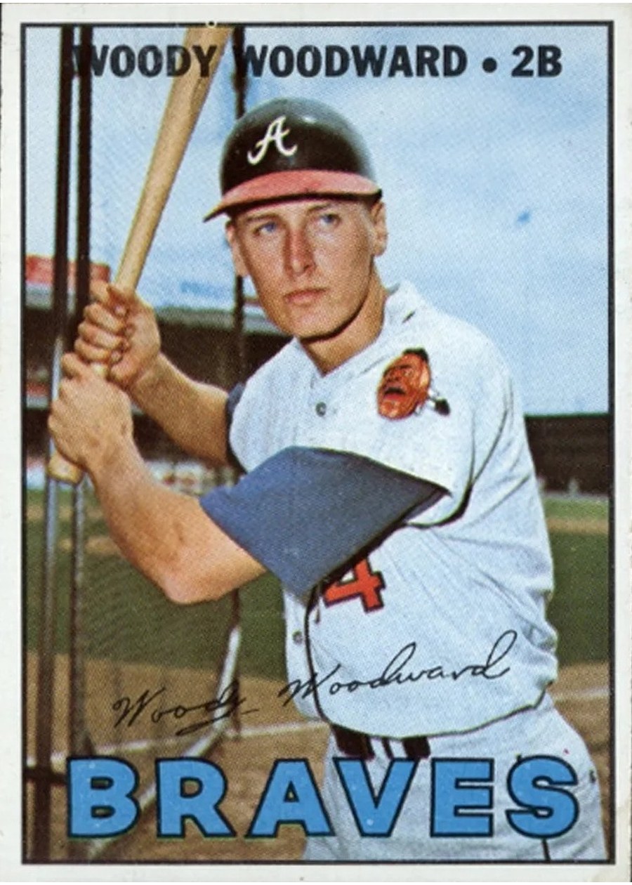 1967 Topps #546 Woody Woodward, Atlanta Braves