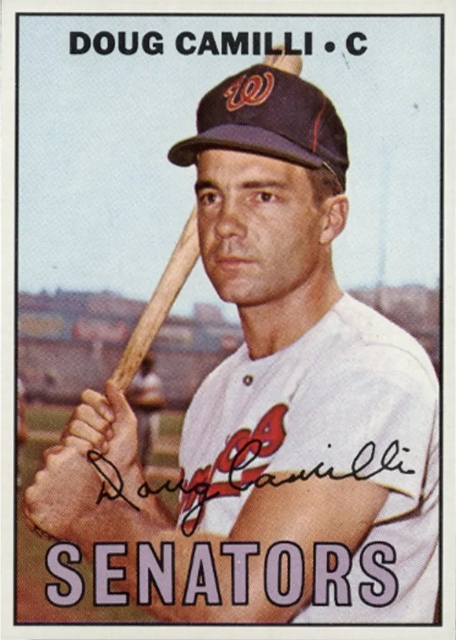 1967 Topps #551 Doug Camilli, Washington Senators