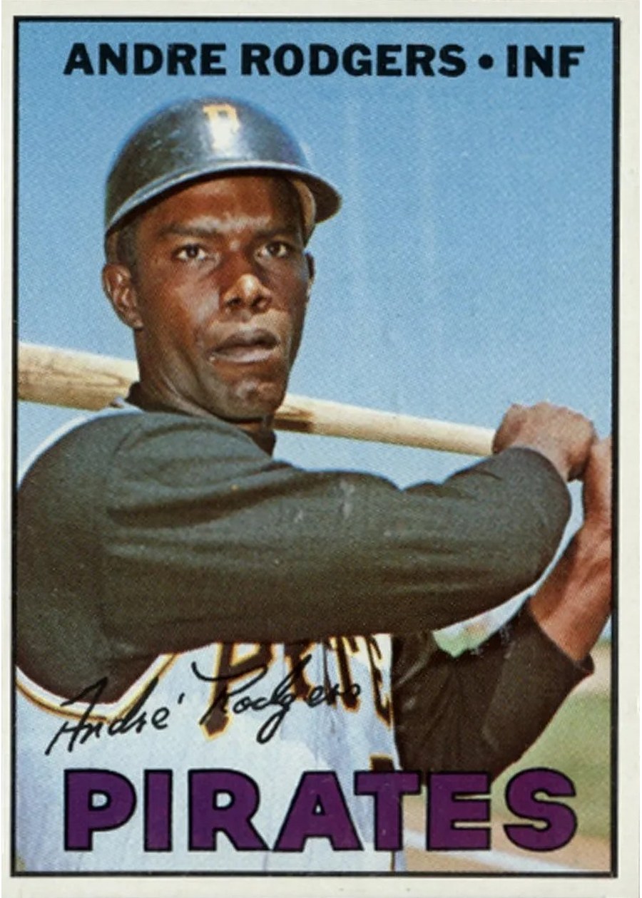 1967 Topps #554 Andre Rodgers, Pittsburgh Pirates