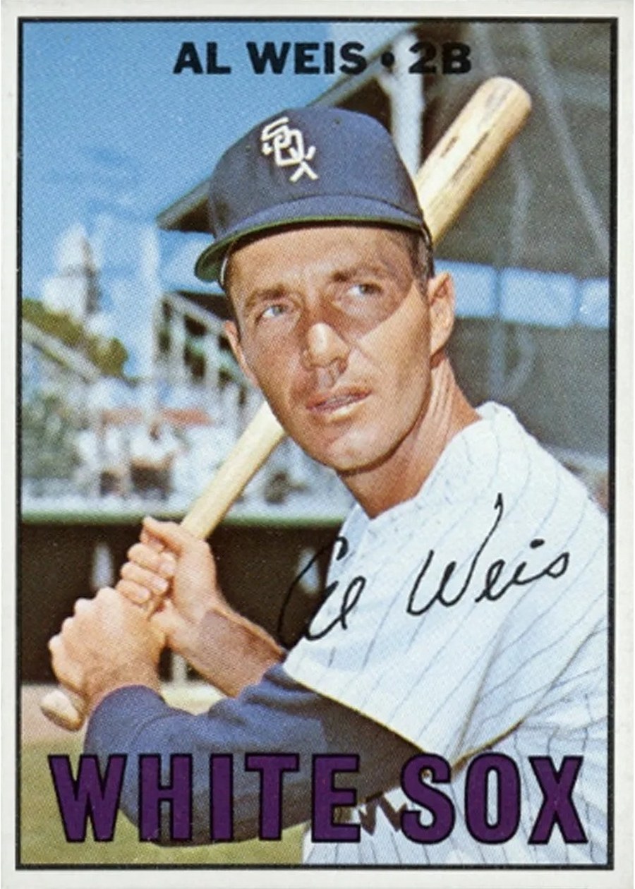 1967 Topps #556 Al Weis, Chicago White Sox