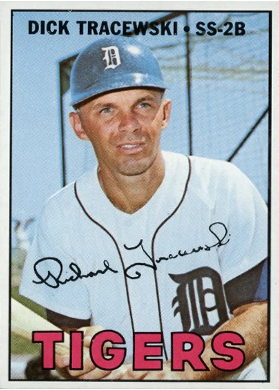 1967 Topps #559 Dick Tracewski, Detroit Tigers