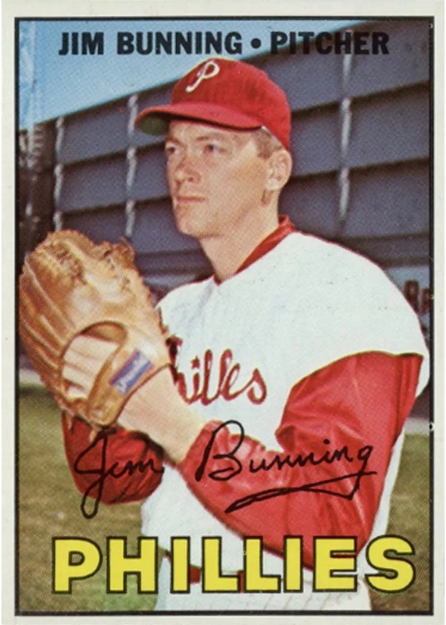 1967 Topps #560 Jim Bunning, Philadelphia Phillies