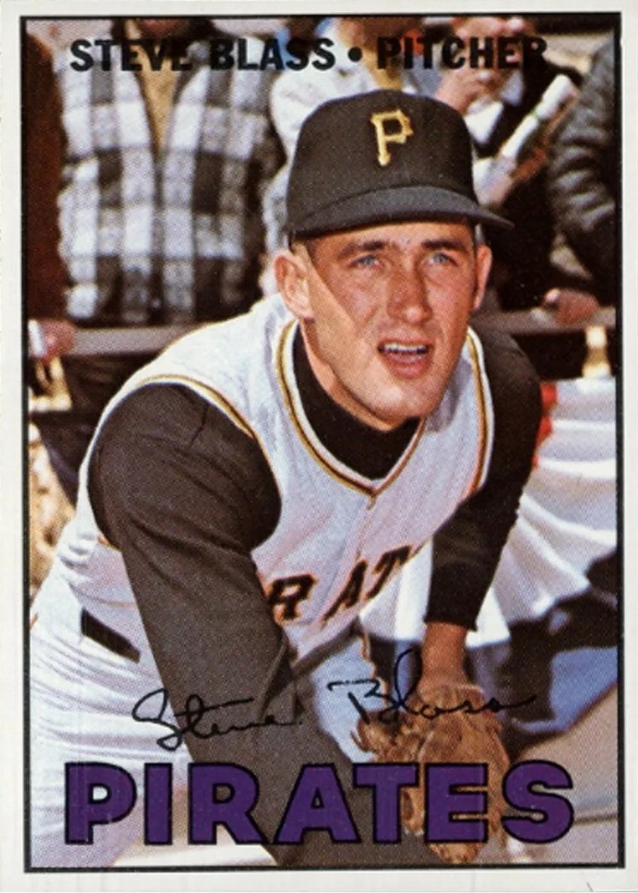 1967 Topps #562 Steve Blass, Pittsburgh Pirates