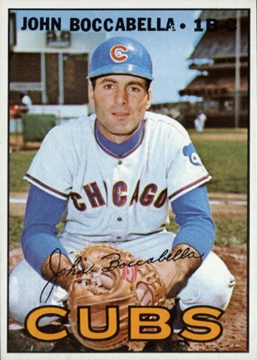 1967 Topps #578 John Boccabella, Chicago Cubs
