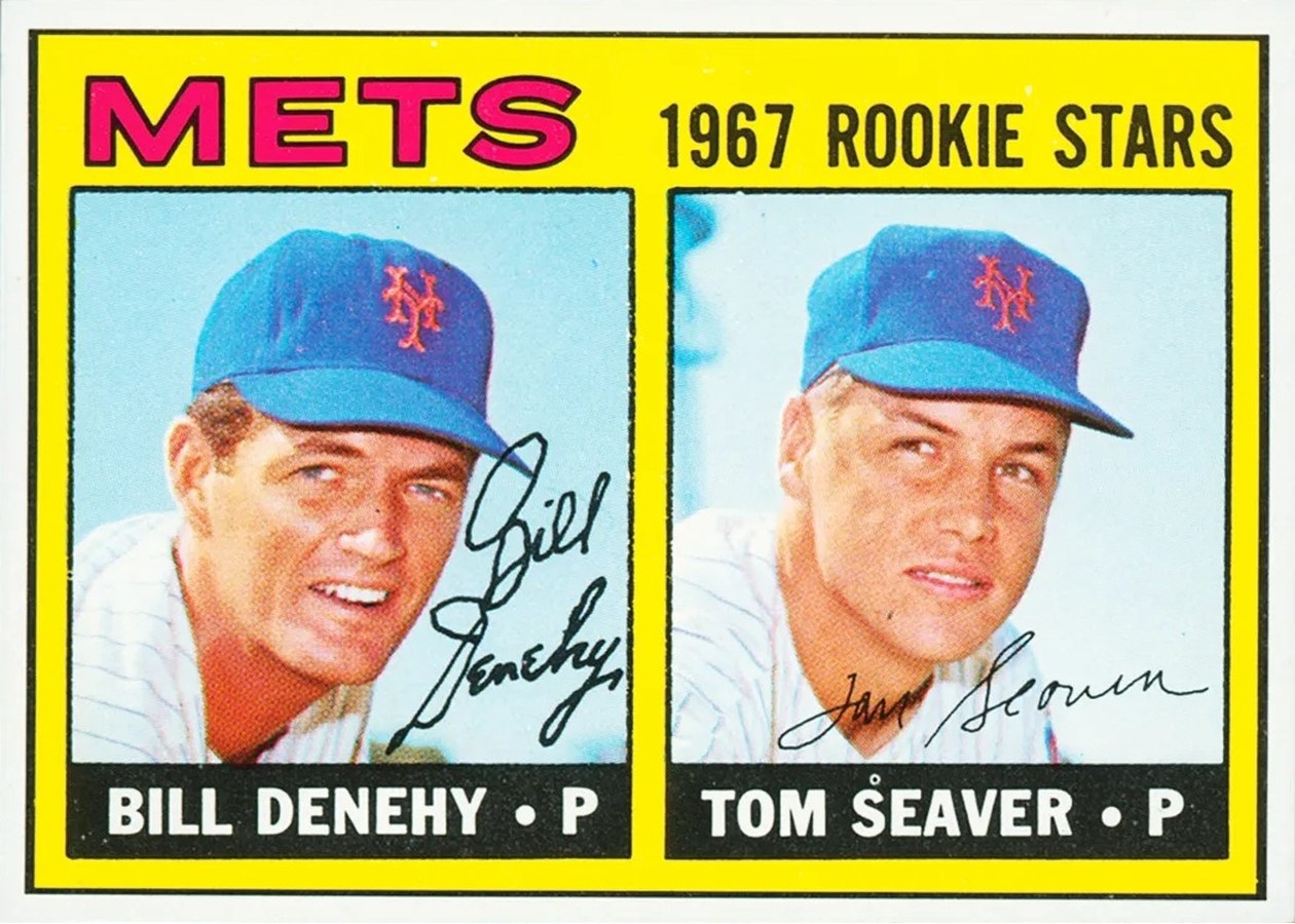 1967 Topps #581 Mets 1967 Rookie Stars, New York Mets