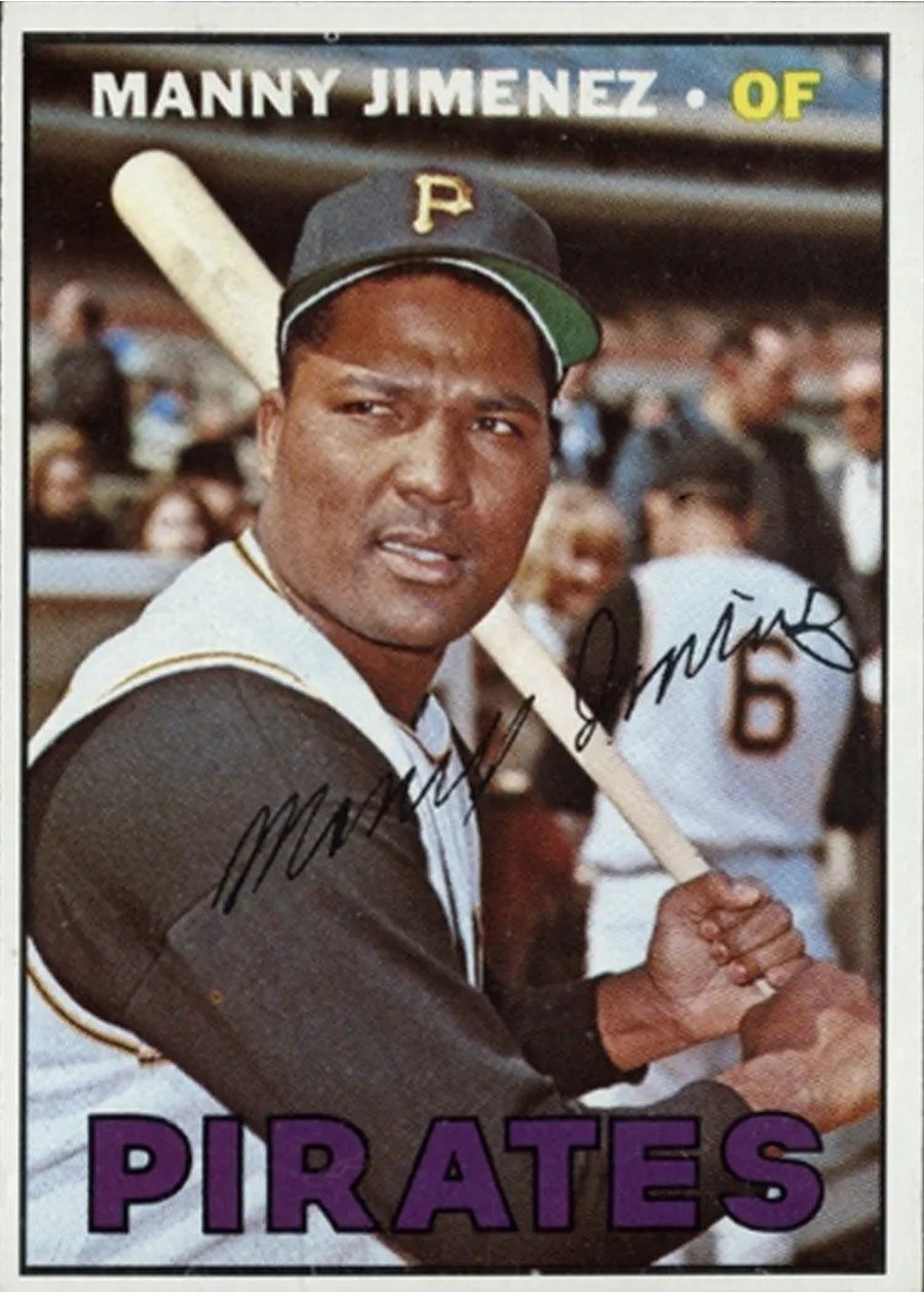 1967 Topps #586 Manny Jimenez, Pittsburgh Pirates