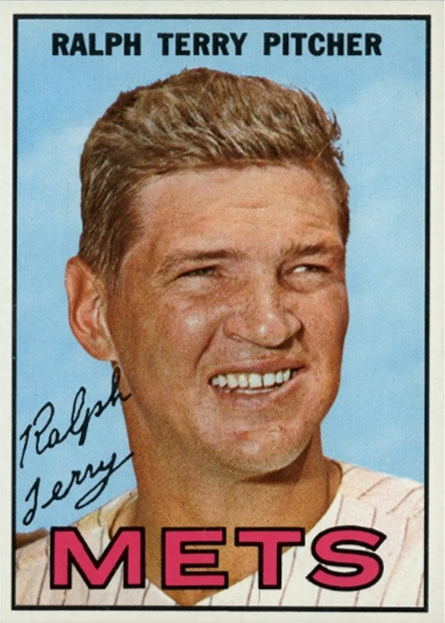 1967 Topps #59 Ralph Terry, New York Mets