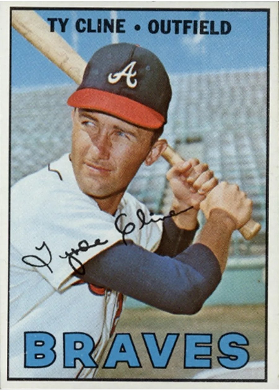 1967 Topps #591 Ty Cline, Atlanta Braves