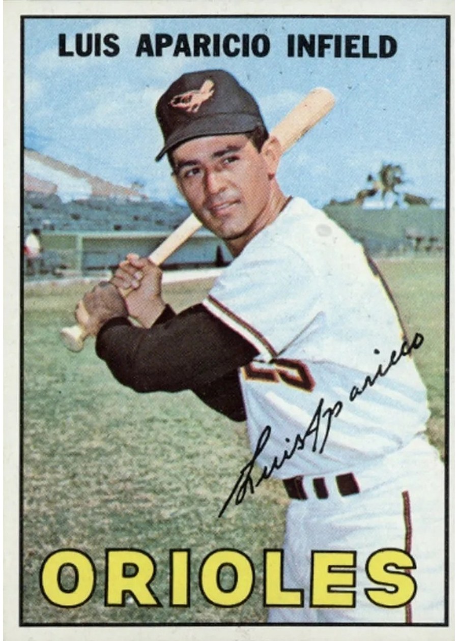 1967 Topps #60 Luis Aparicio, Baltimore Orioles