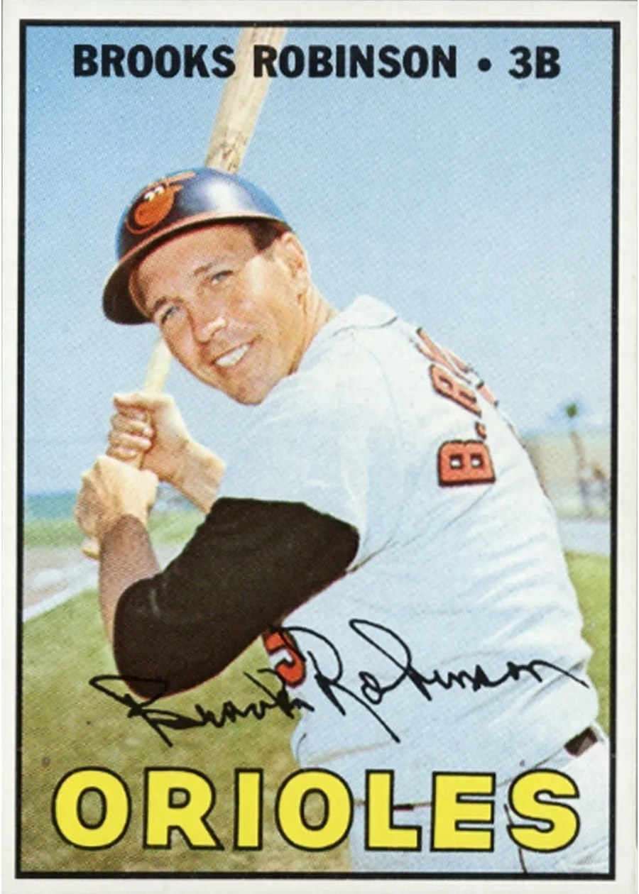 1967 Topps #600 Brooks Robinson, Baltimore Orioles