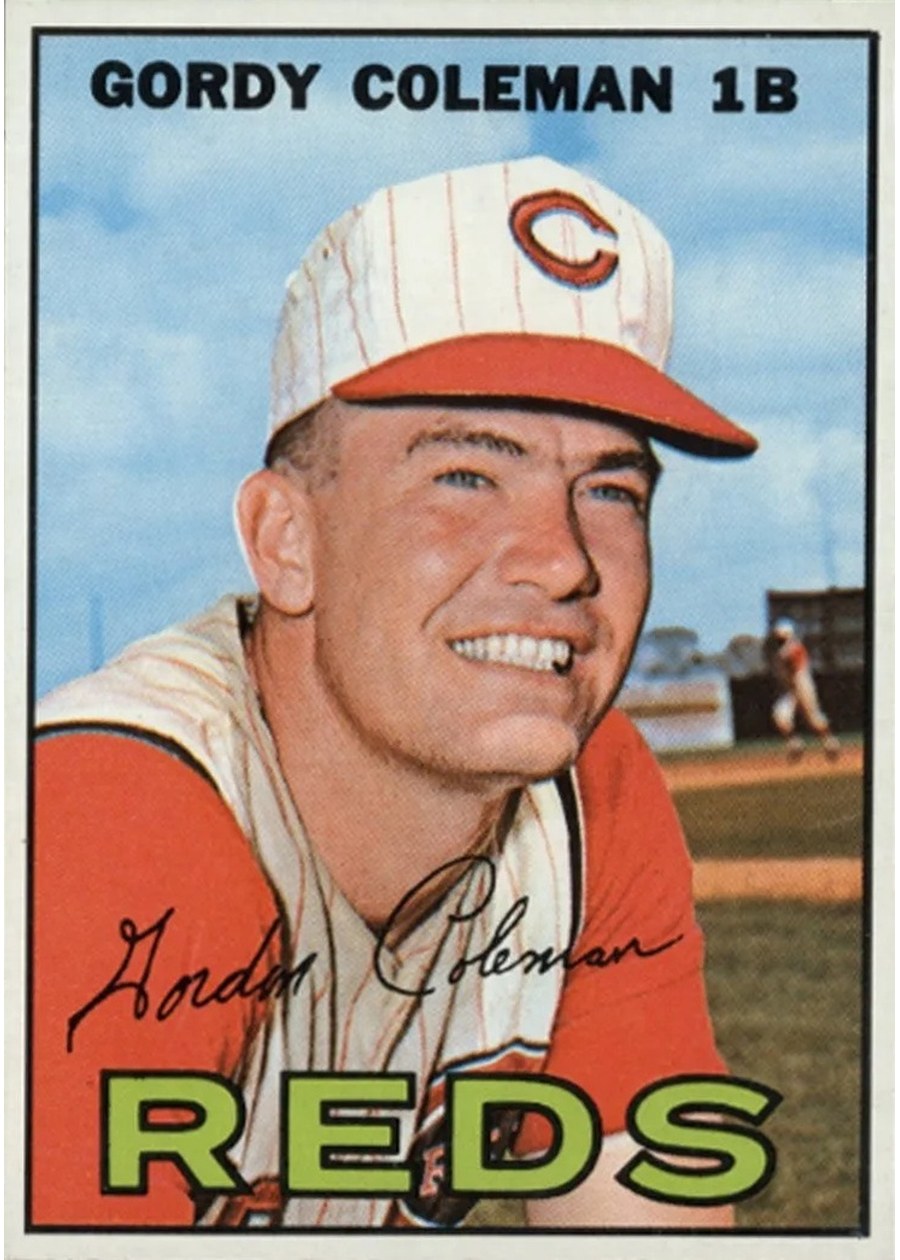1967 Topps #61 Gordy Coleman, Cincinnati Reds