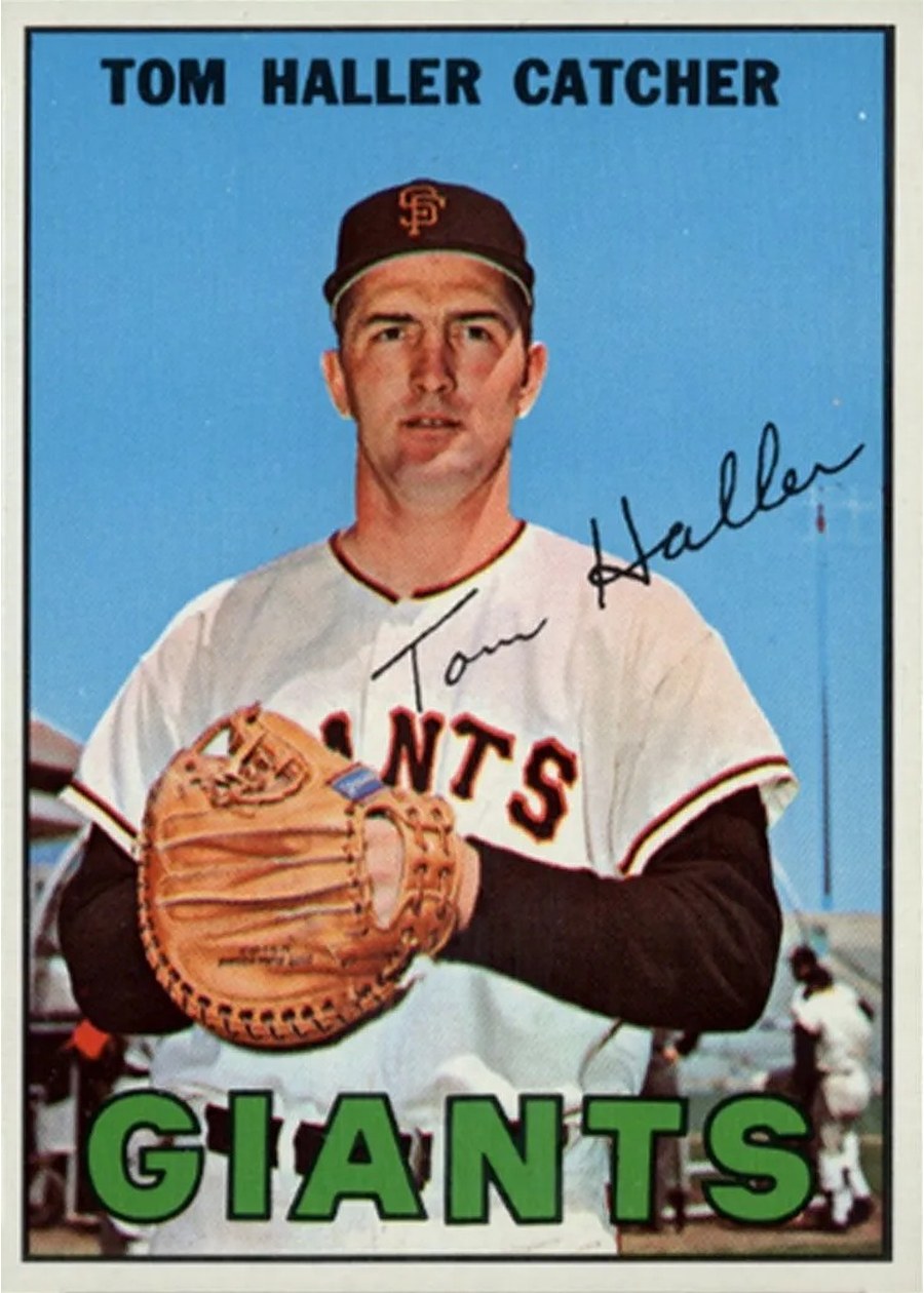 1967 Topps #65 Tom Haller, San Francisco Giants