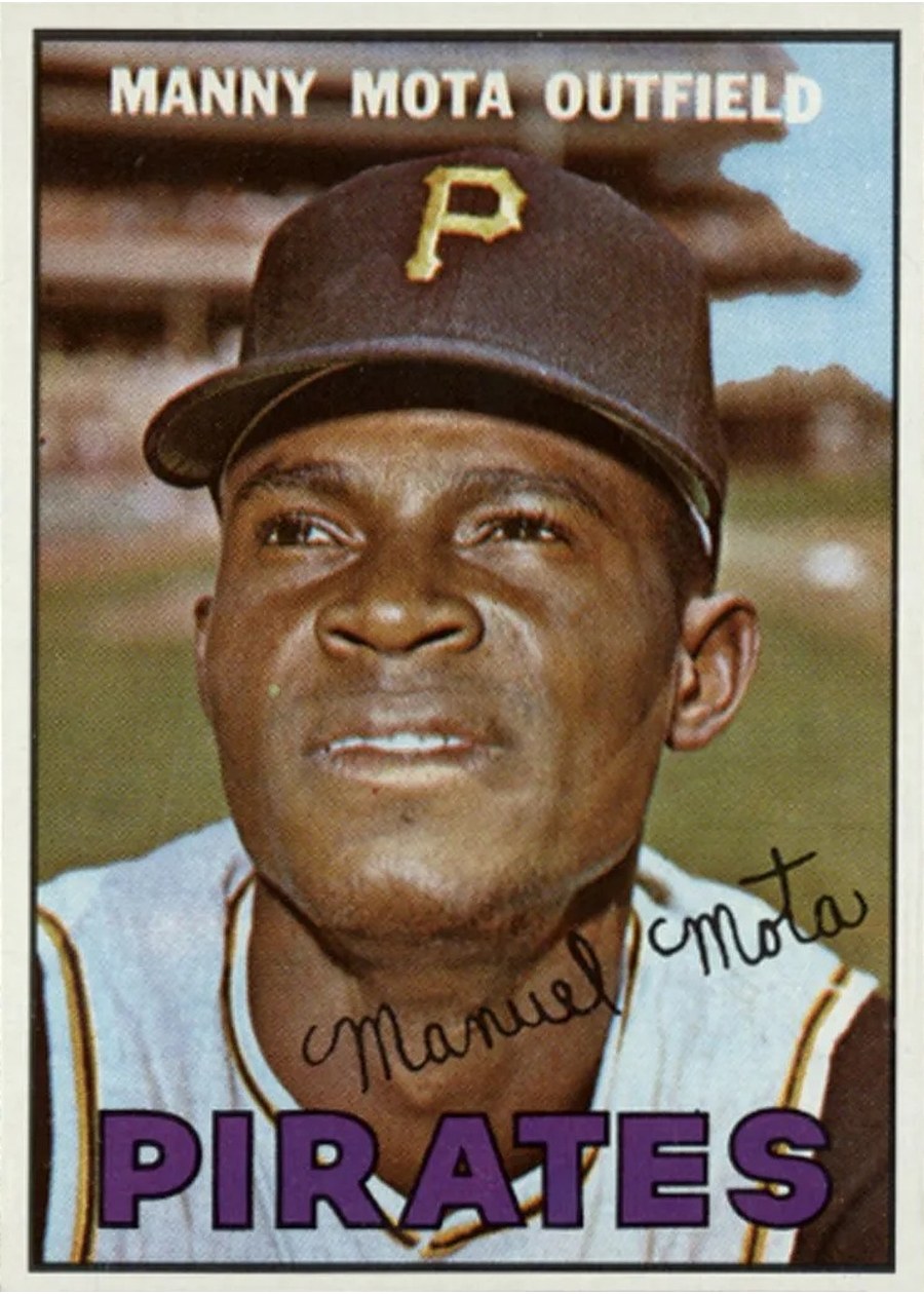 1967 Topps #66 Manny Mota, Pittsburgh Pirates