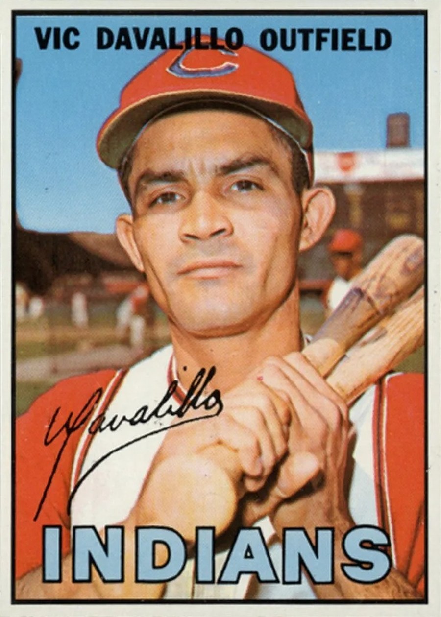 1967 Topps #69 Vic Davalillo, Cleveland Indians