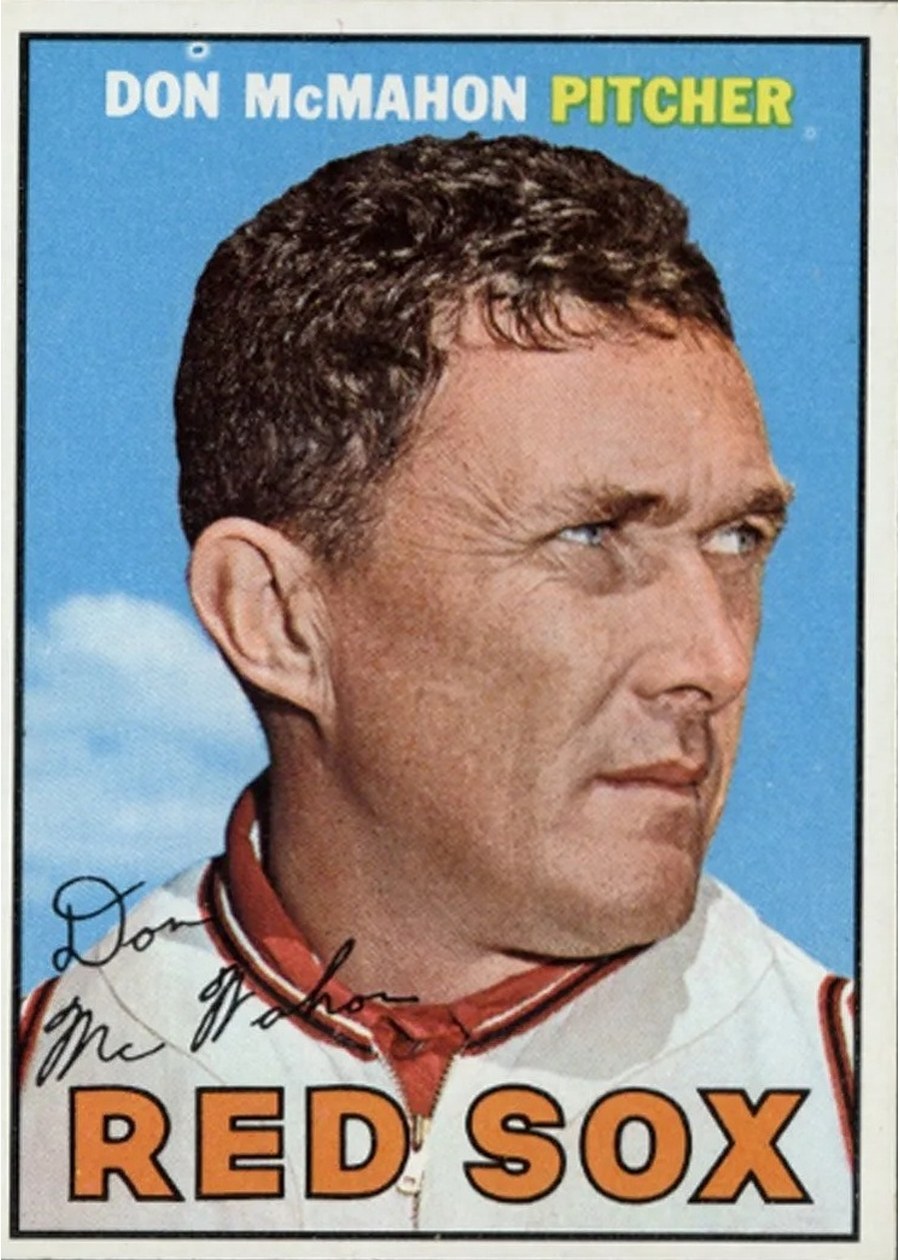 1967 Topps #7 Don McMahon, Boston Red Sox