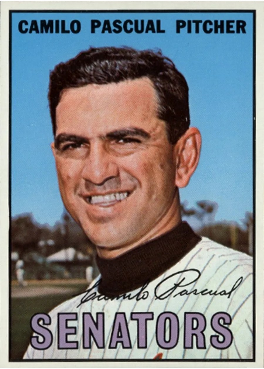 1967 Topps #71 Camilo Pascual, Washington Senators