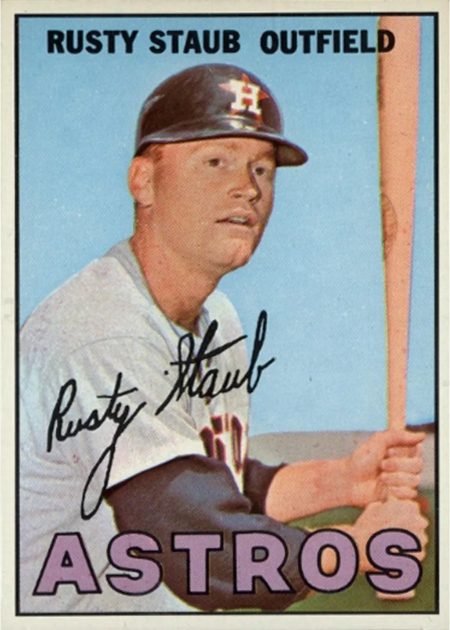 1967 Topps #73 Rusty Staub, Houston Astros