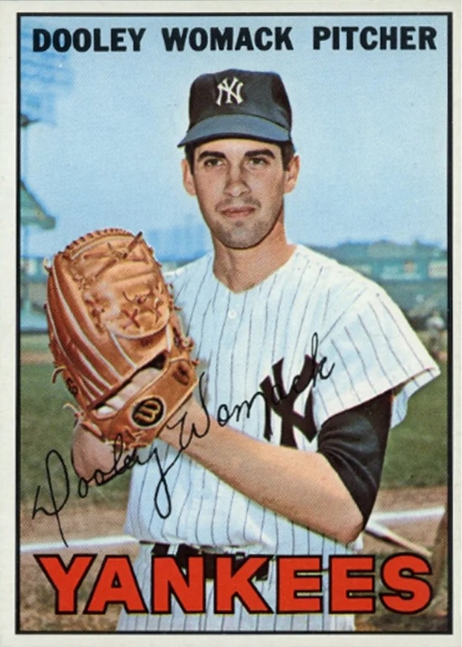 1967 Topps #77 Dooley Womack, New York Yankees