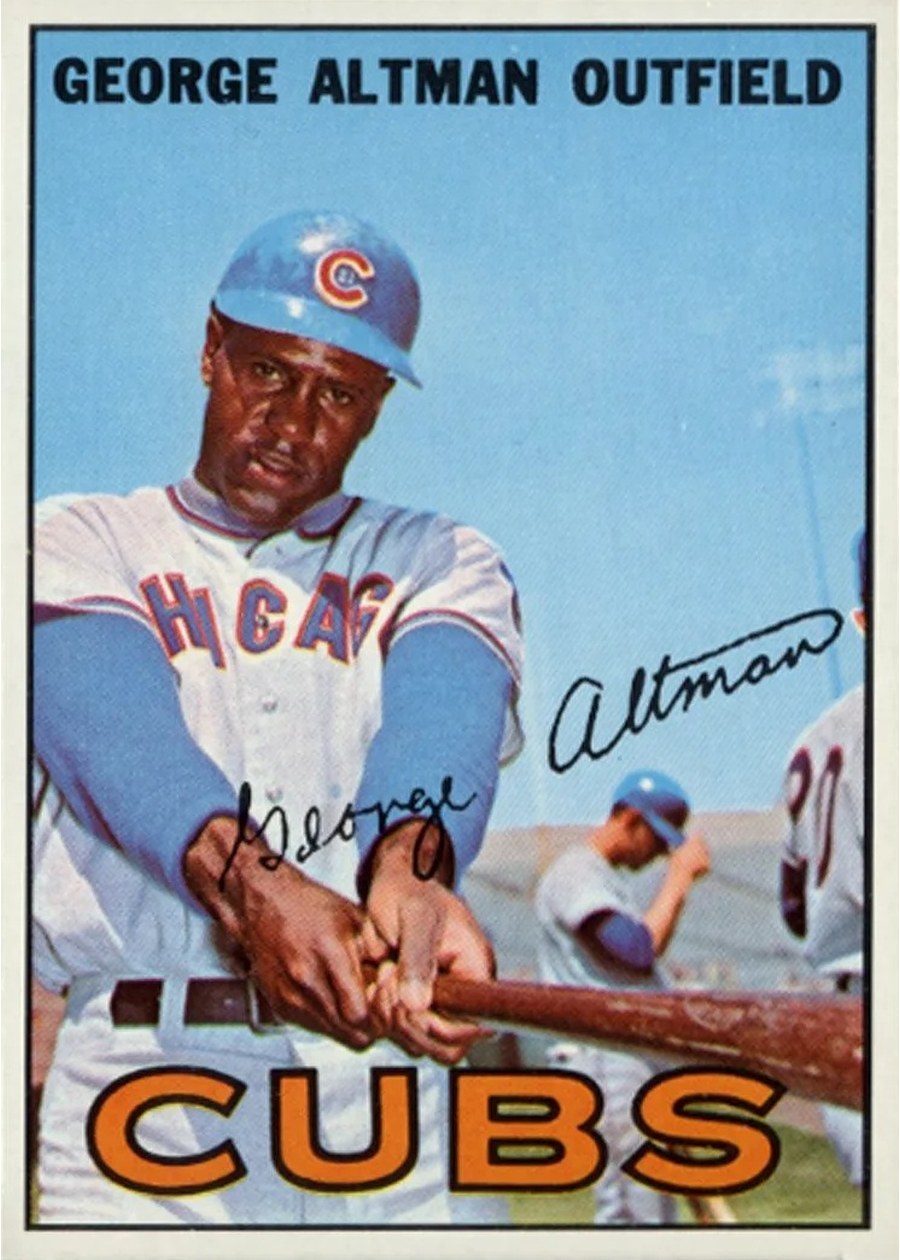 1967 Topps #87 George Altman, Chicago Cubs