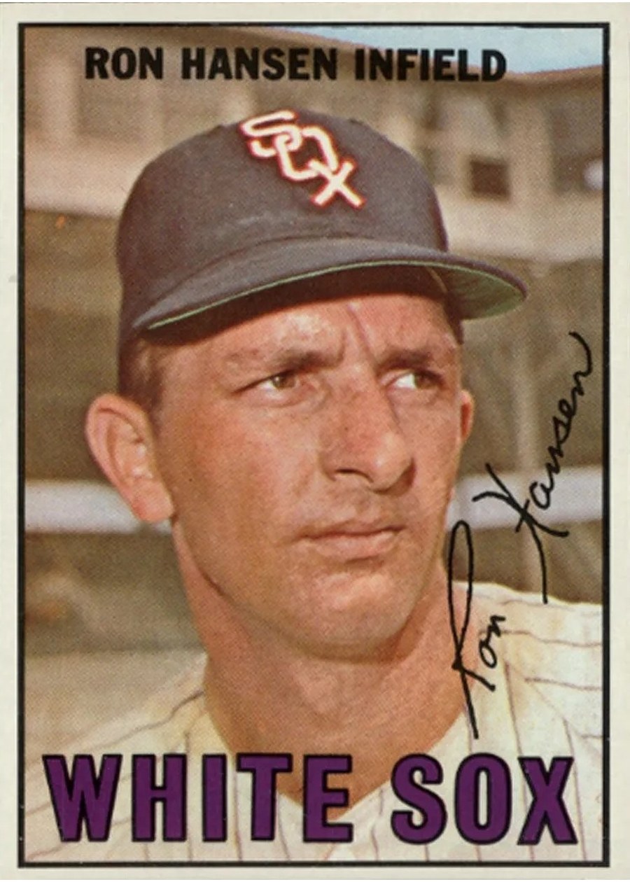 1967 Topps #9 Ron Hansen, Chicago White Sox