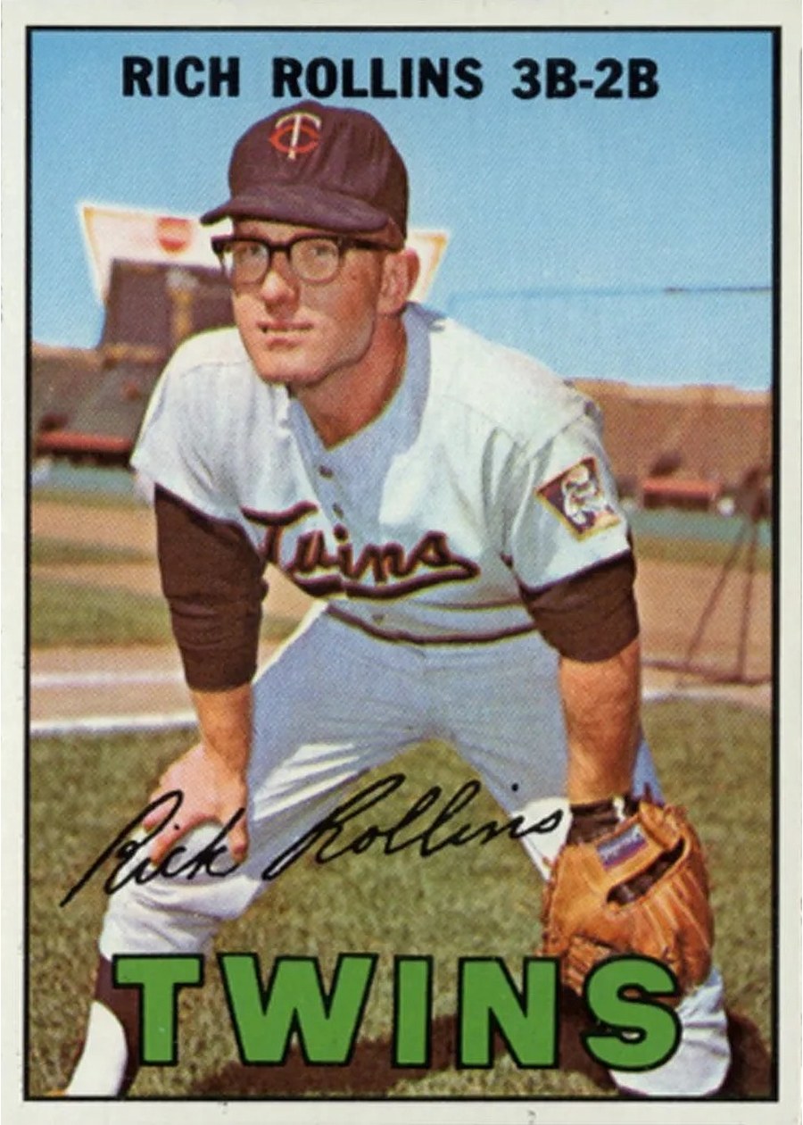 1967 Topps #98 Rich Rollins, Minnesota Twins