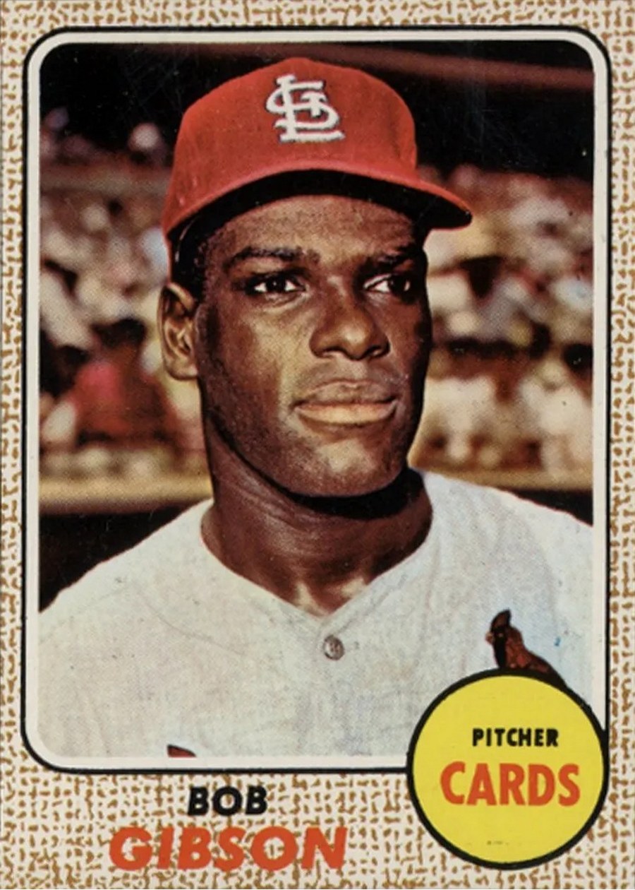 1968 Topps #100 Bob Gibson, St. Louis Cardinals