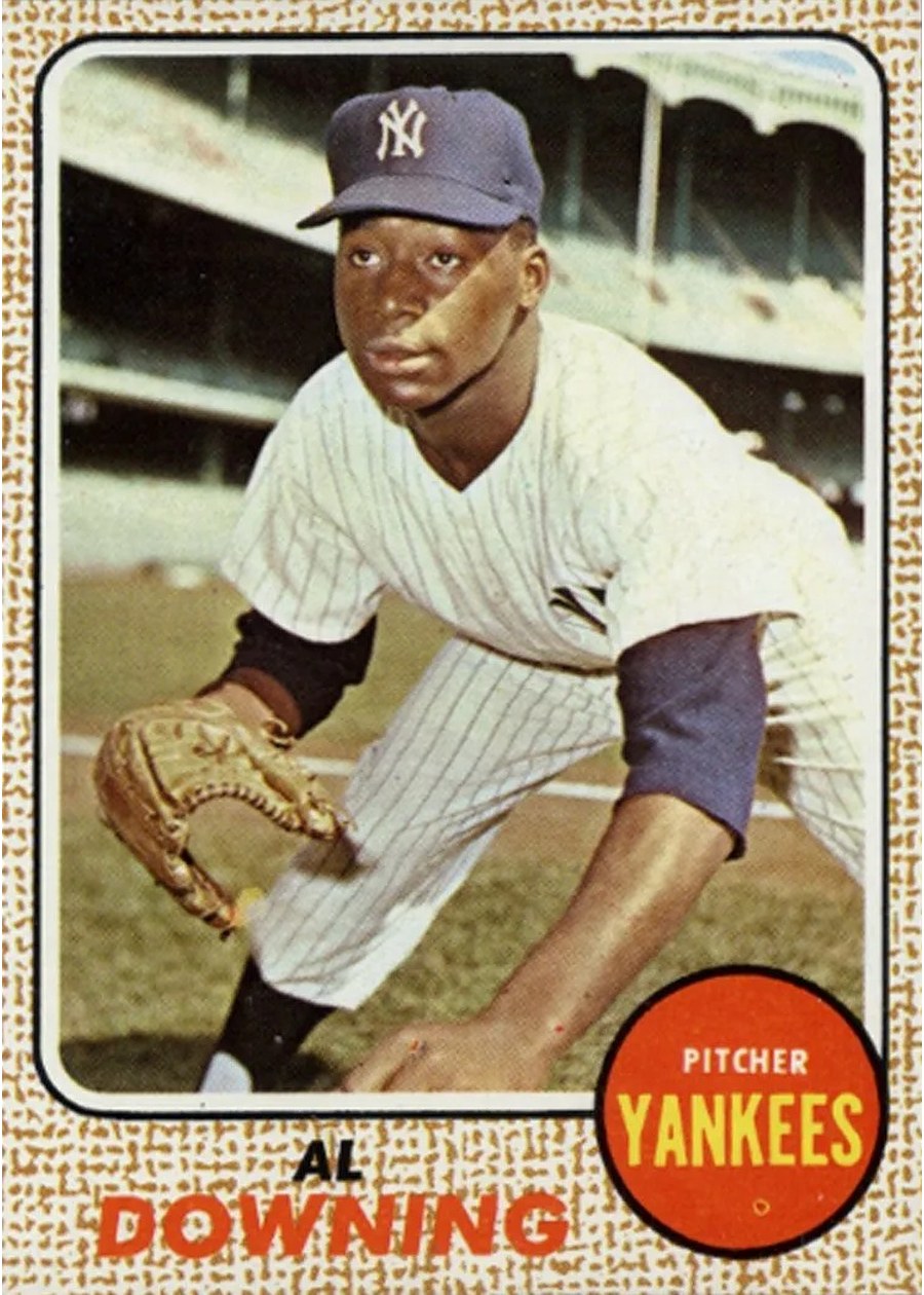 1968 Topps #105 Al Downing, New York Yankees