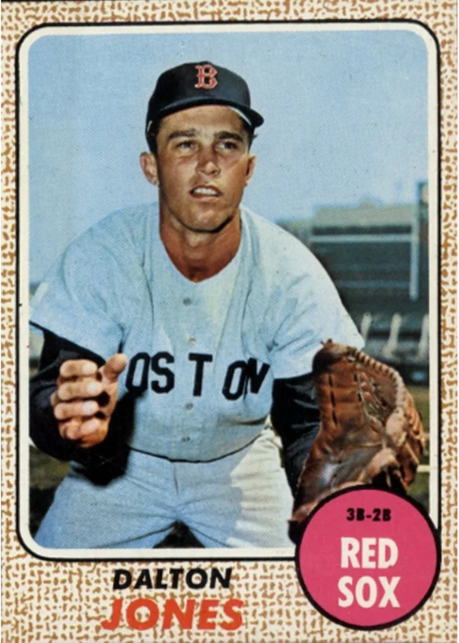1968 Topps #106 Dalton Jones, Boston Red Sox