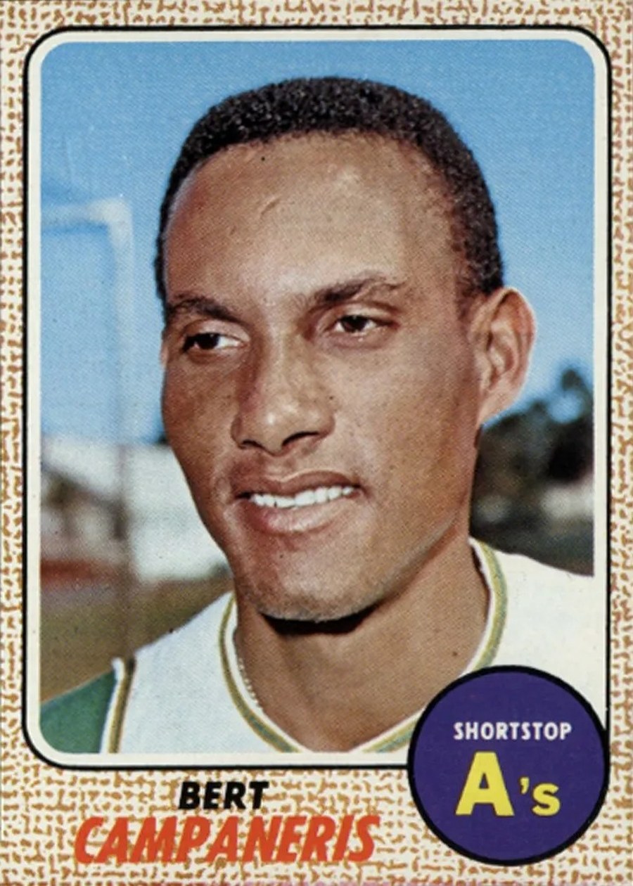 1968 Topps #109 Bert Campaneris, Oakland Athletics