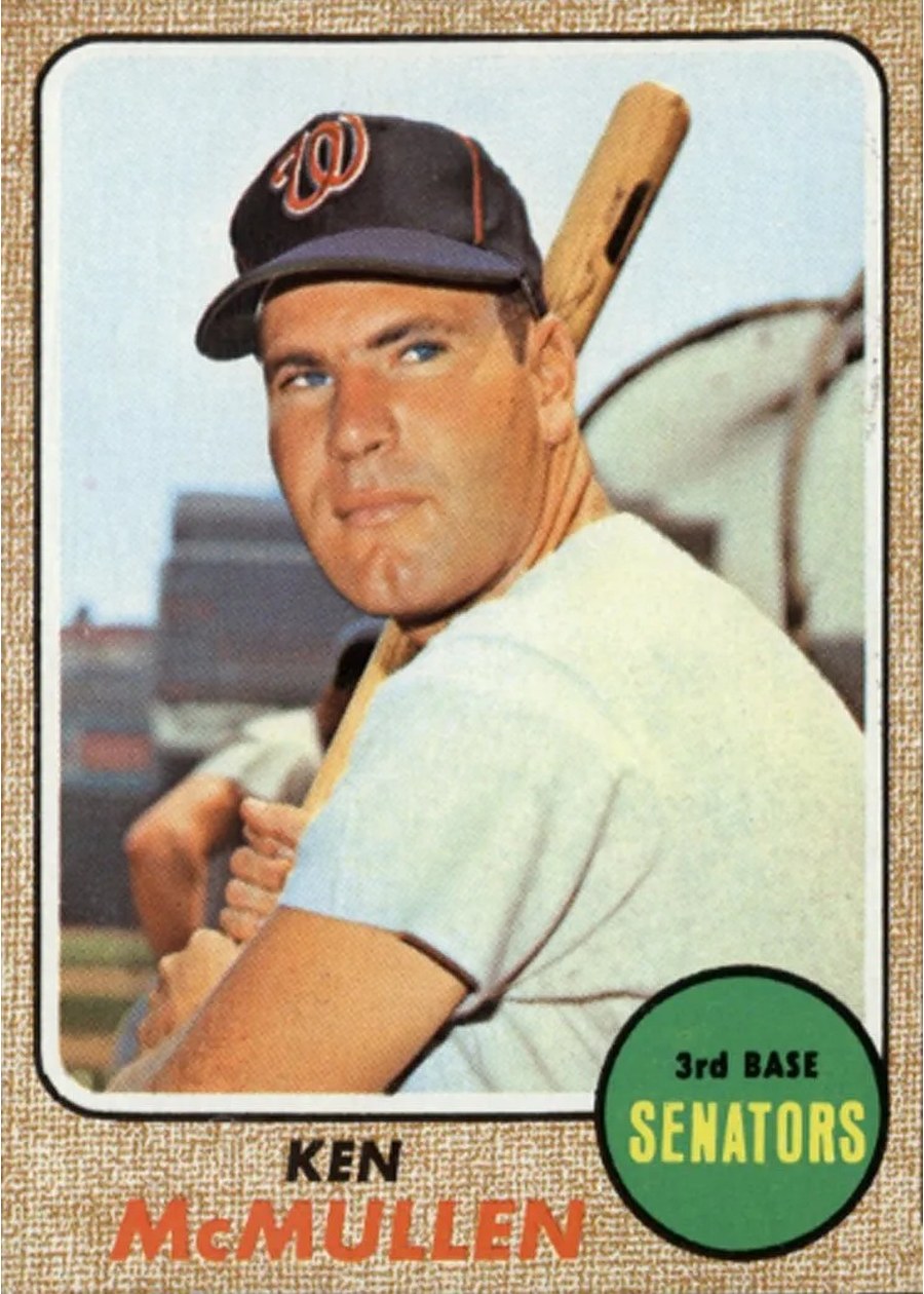 1968 Topps #116 Ken McMullen, Washington Senators