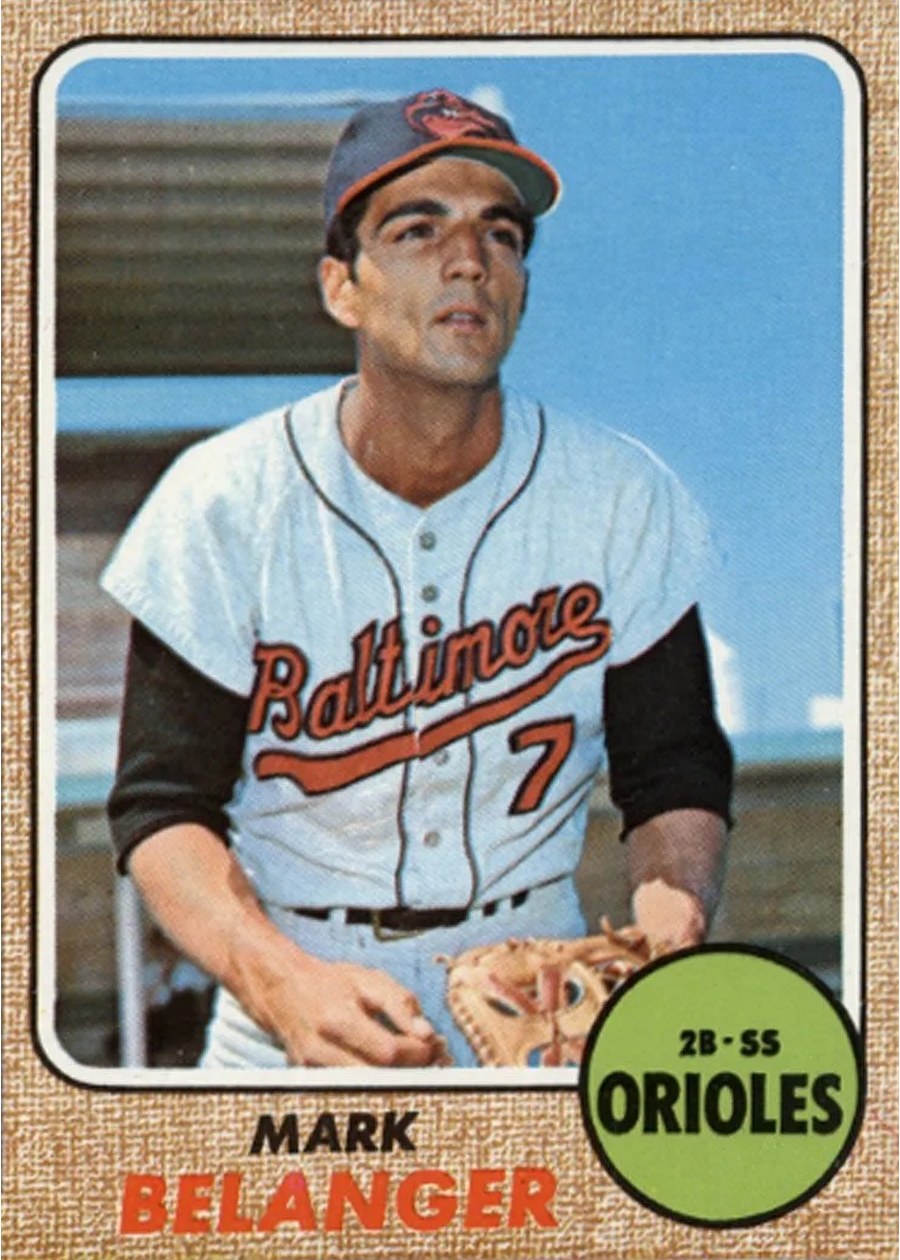 1968 Topps #118 Mark Belanger, Baltimore Orioles