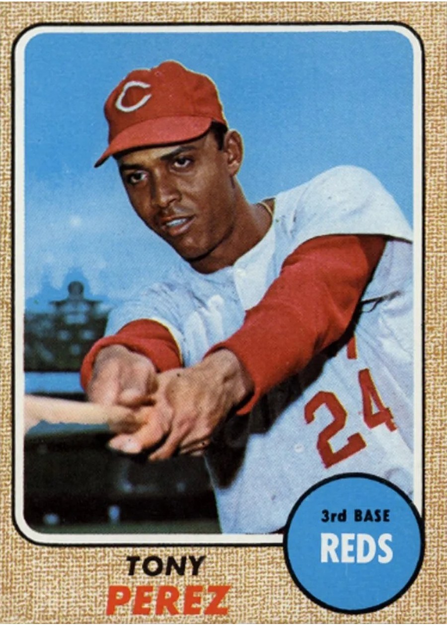 1968 Topps #130 Tony Perez, Cincinnati Reds