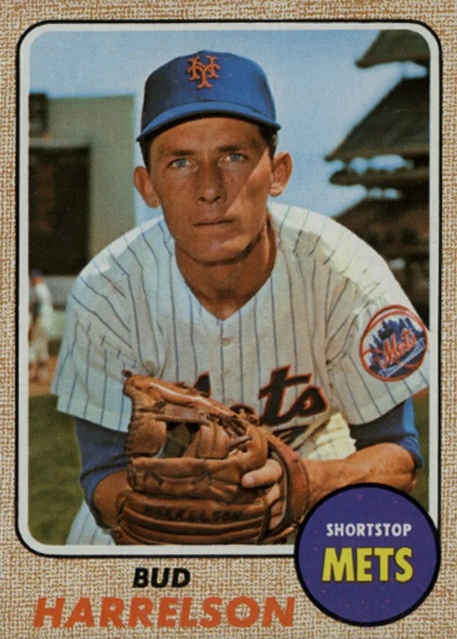 1968 Topps #132 Bud Harrelson, New York Mets