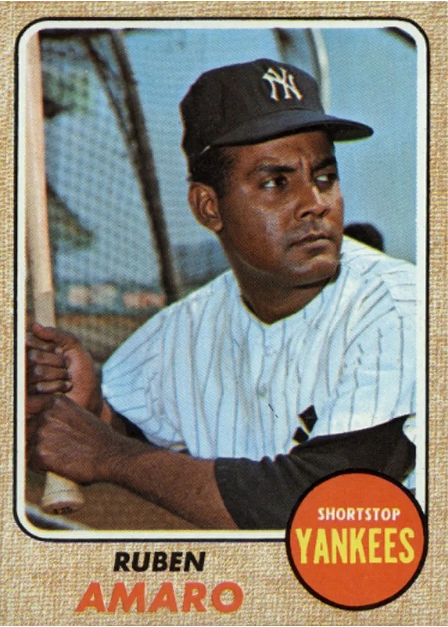 1968 Topps #138 Ruben Amaro, New York Yankees