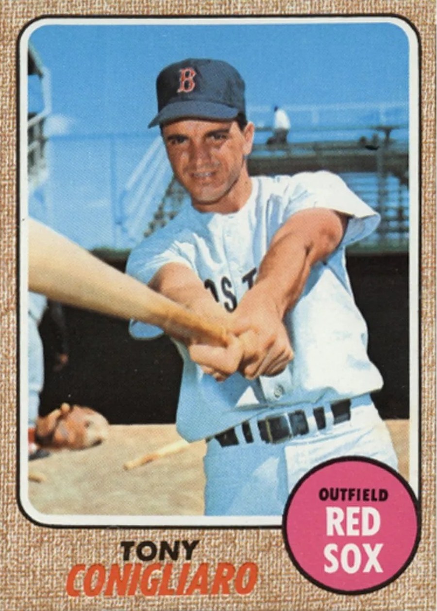 1968 Topps #140 Tony Conigliaro, Boston Red Sox