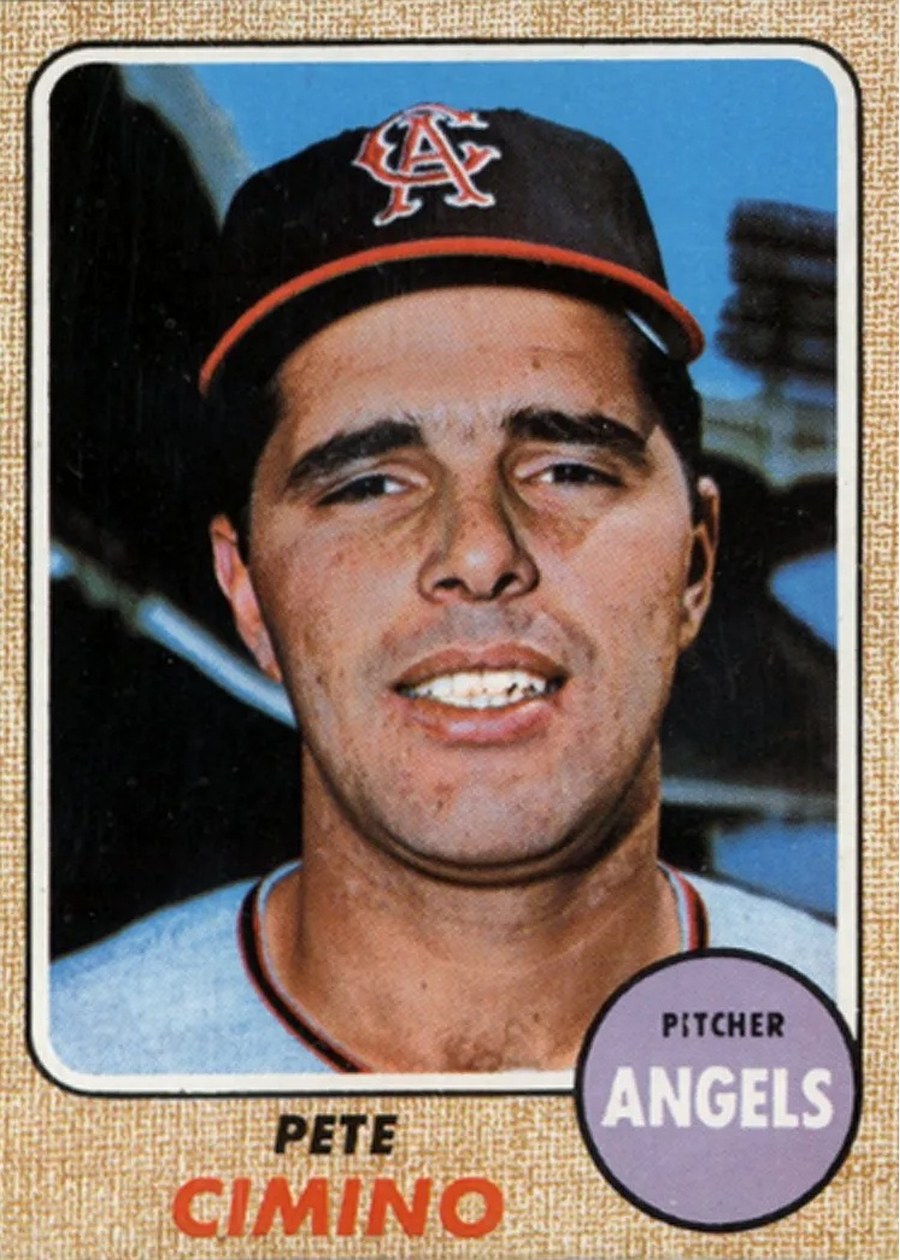 1968 Topps #143 Pete Cimino, California Angels