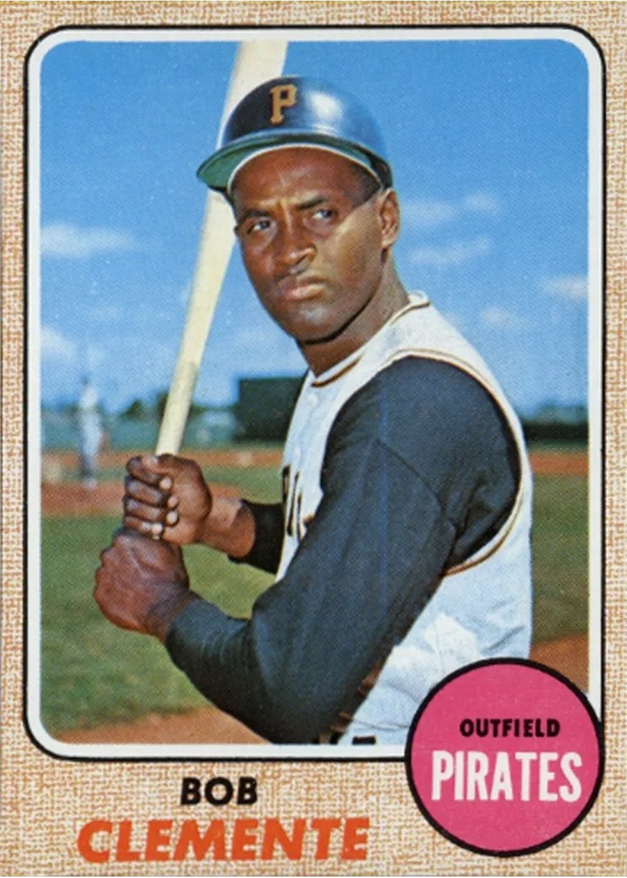 1968 Topps #150 Bob Clemente, Pittsburgh Pirates