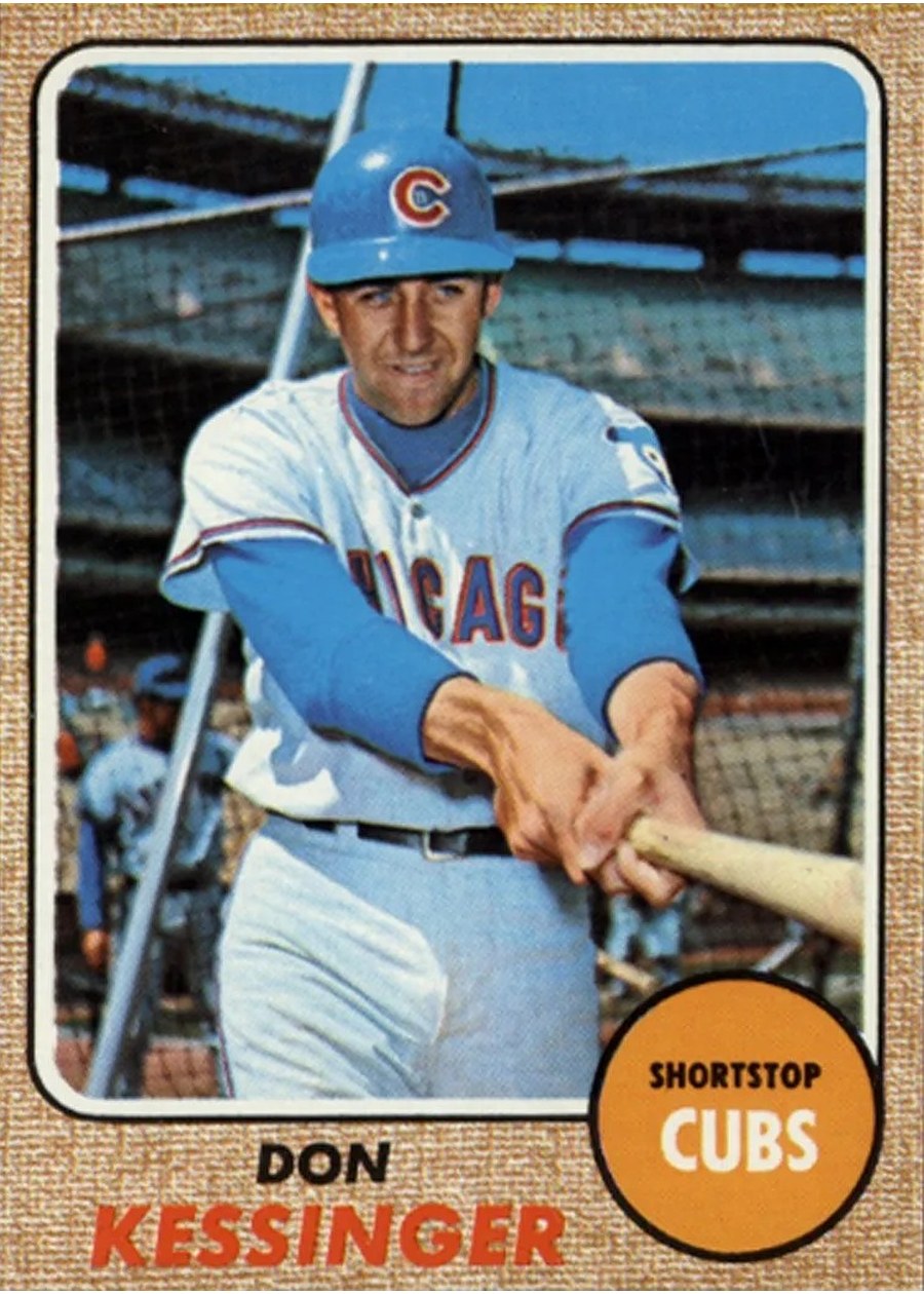 1968 Topps #159 Don Kessinger, Chicago Cubs