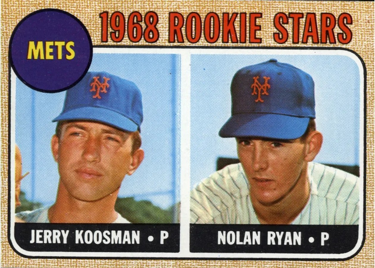 1968 Topps #177 Mets 1968 Rookie Stars, New York Mets