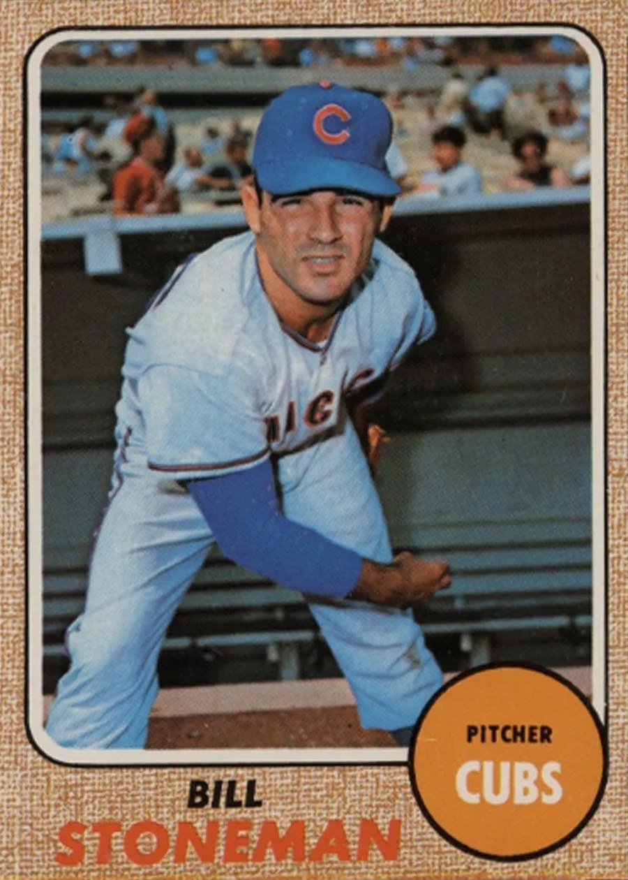 1968 Topps #179 Bill Stoneman, Chicago Cubs
