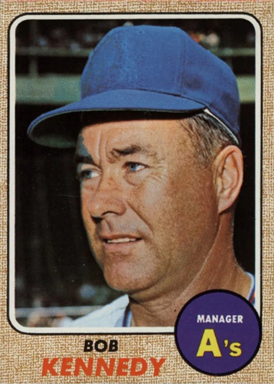 1968 Topps #183 Bob Kennedy, Oakland Athletics