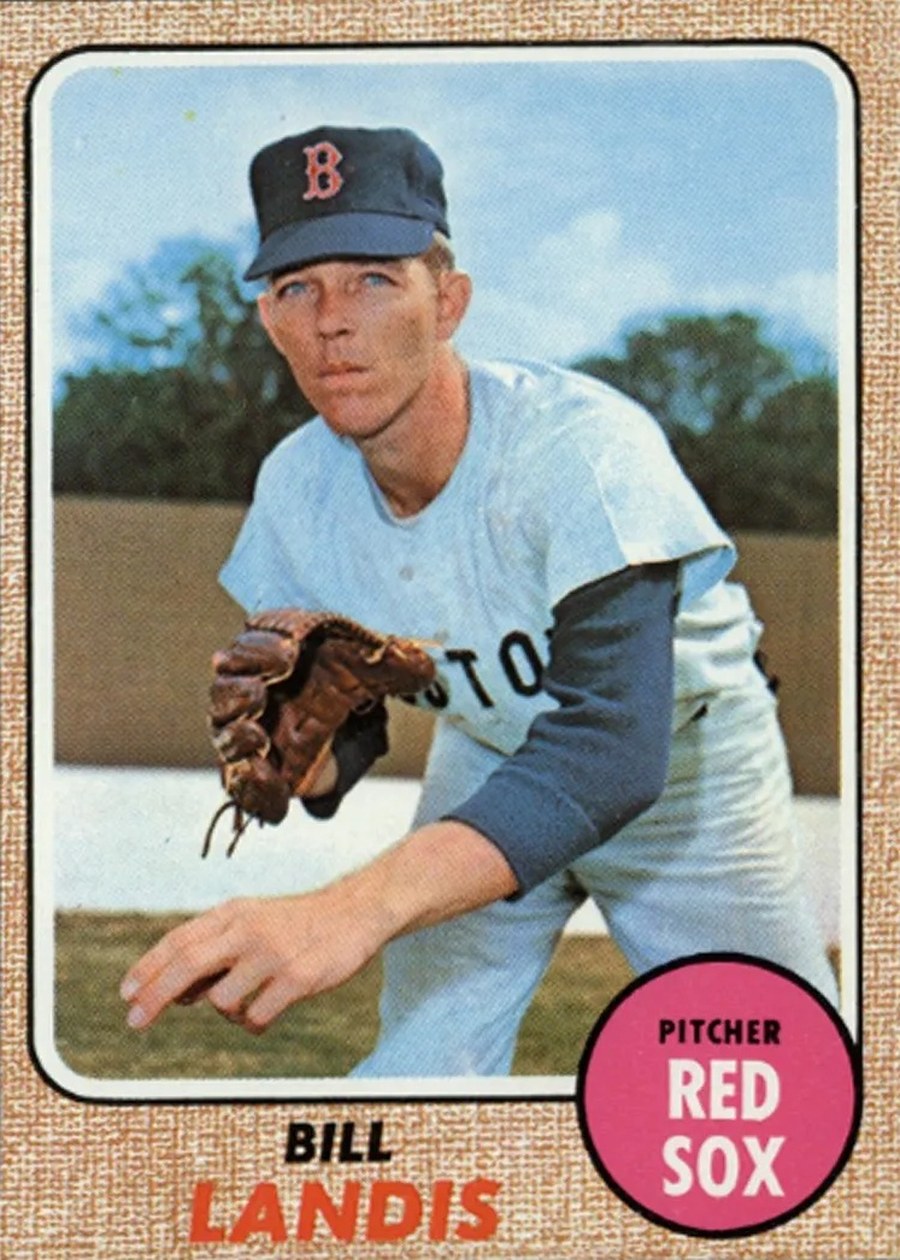 1968 Topps #189 Bill Landis, Boston Red Sox