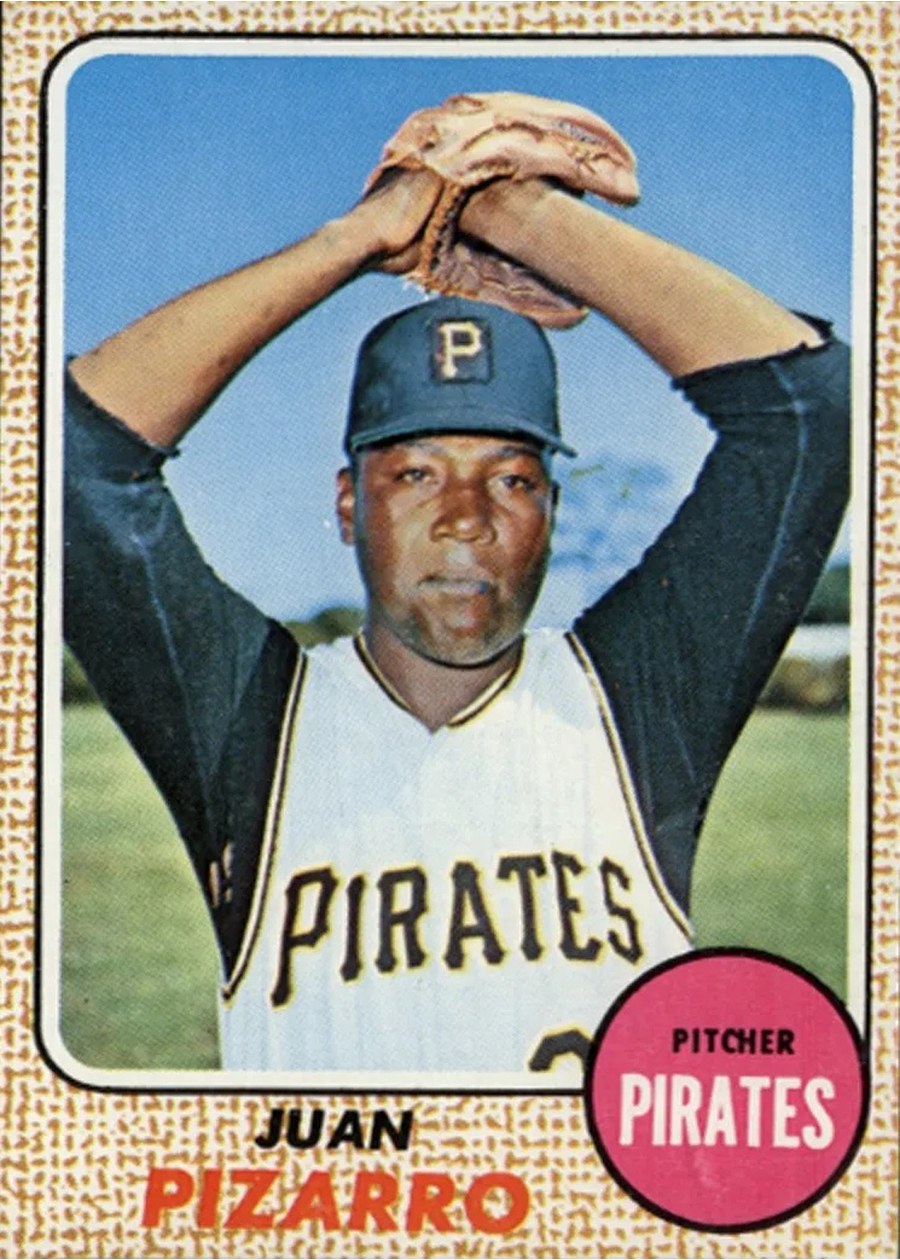 1968 Topps #19 Juan Pizarro, Pittsburgh Pirates
