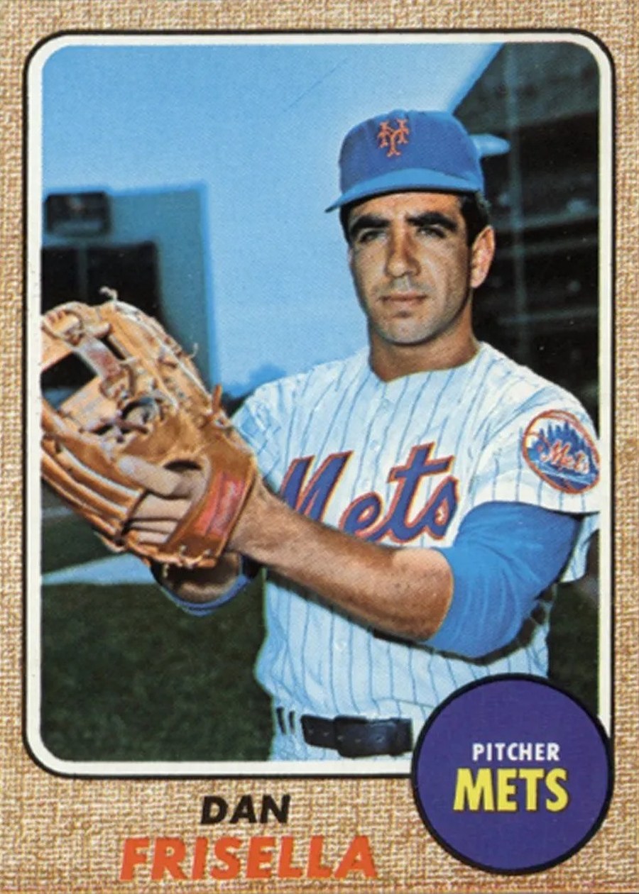 1968 Topps #191 Dan Frisella, New York Mets