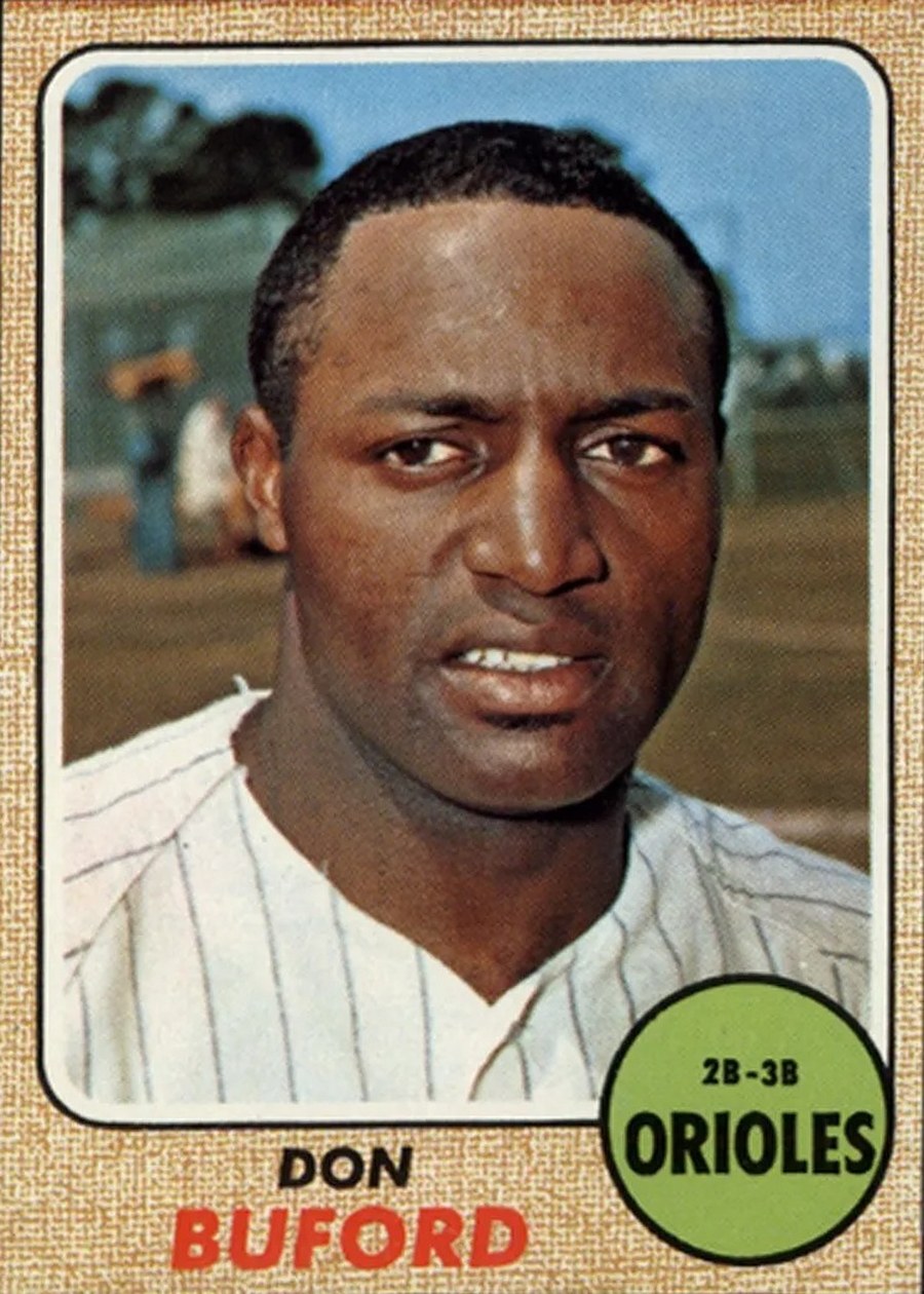 1968 Topps #194 Don Buford, Baltimore Orioles