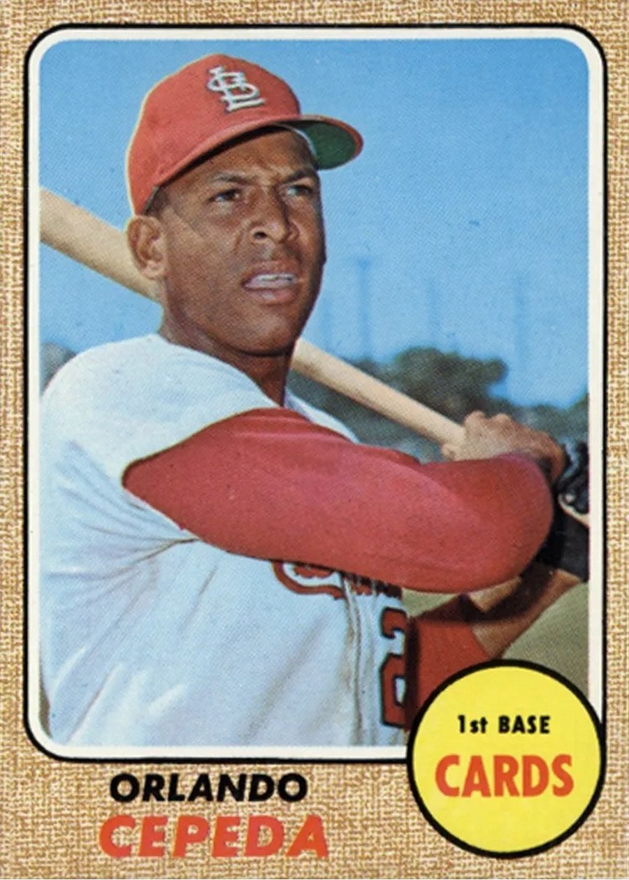 1968 Topps #200 Orlando Cepeda, St. Louis Cardinals