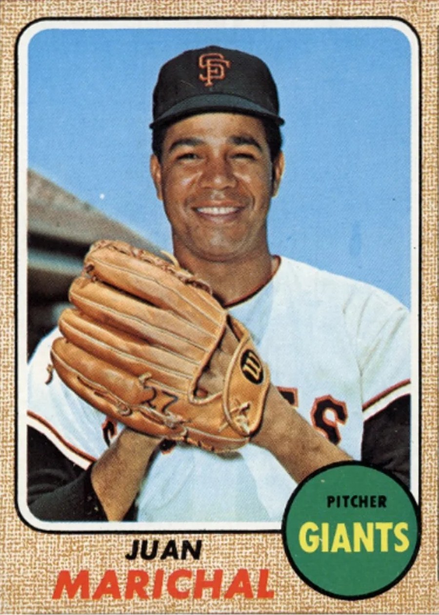 1968 Topps #205 Juan Marichal, San Francisco Giants